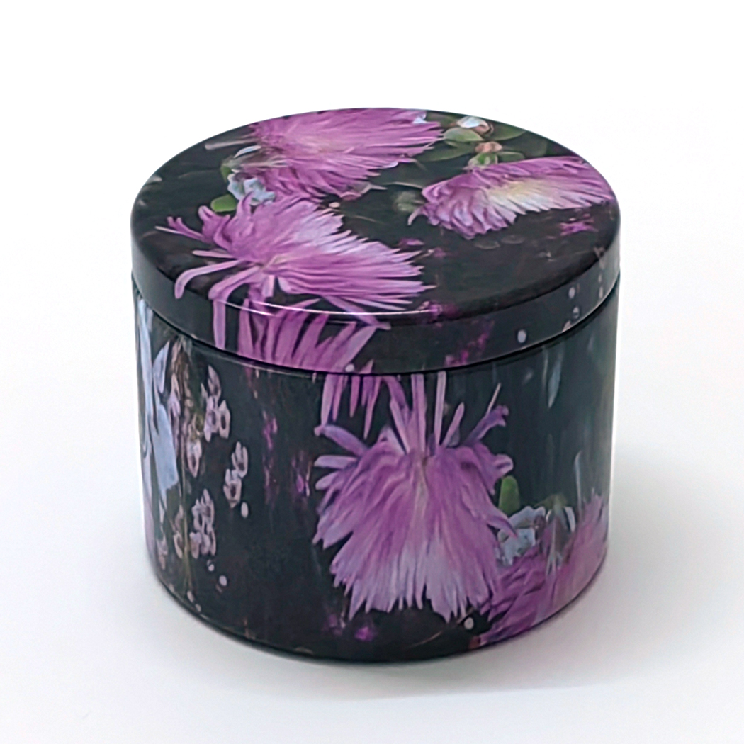 Metal Tin Lid 4Oz - 20Pcs 4oz Floral Luxury Round Tea