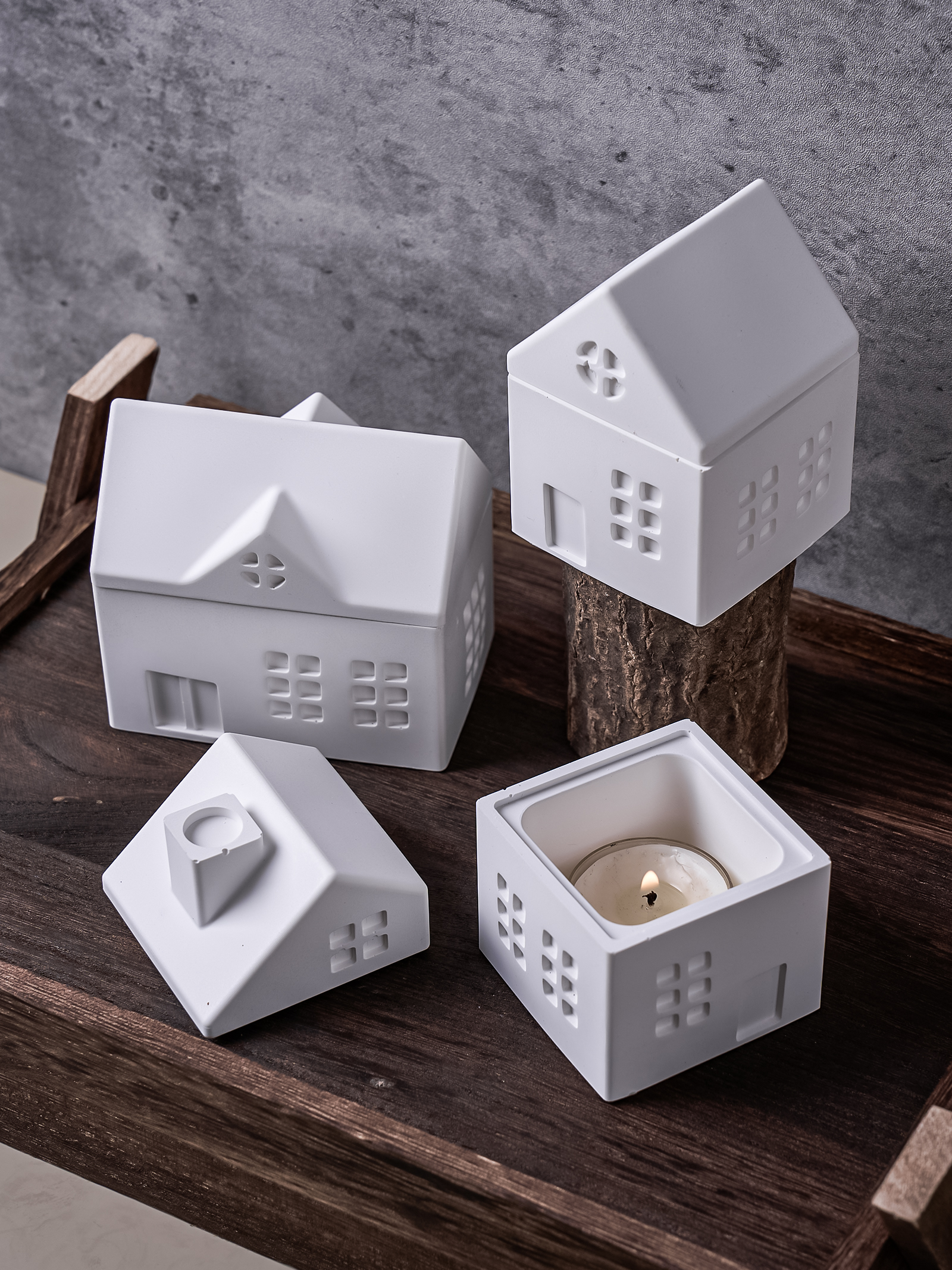 Candle Supplies Jars - House Shape Candle Jar Silicone Mold