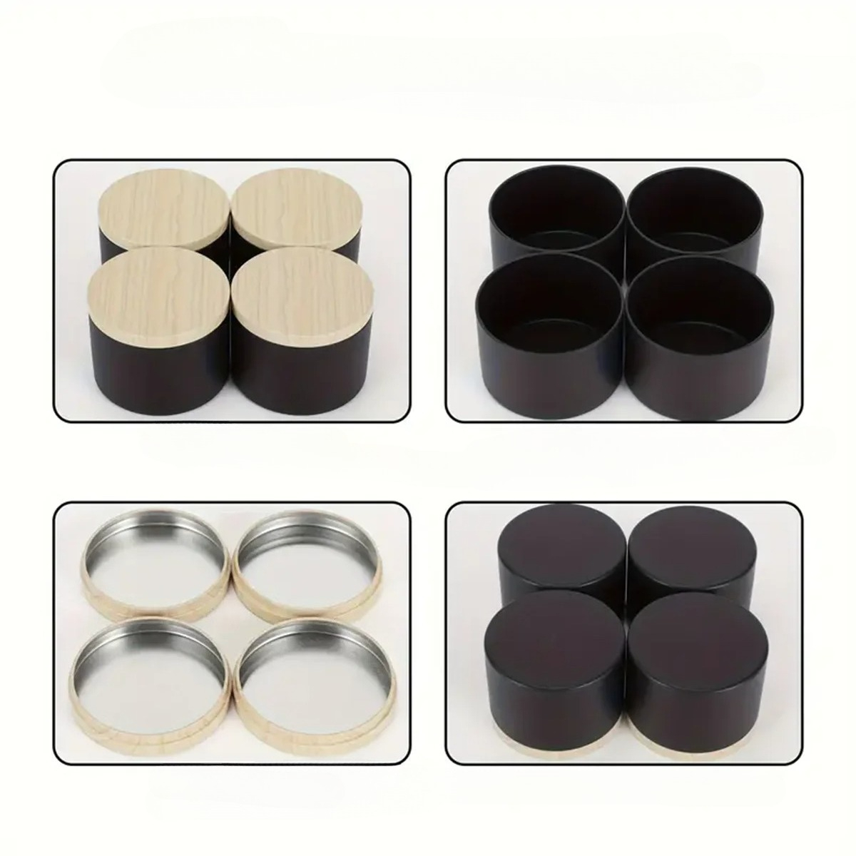 12Pcs 4oz Round Metal Tin Cans – Metal Tin Lid 4Oz recenzja i cena