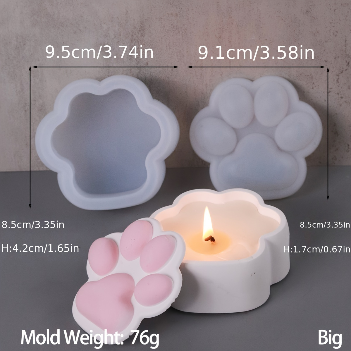 Cat Claw Storage Box Silicone  – Candle Supplies Jars recenzja i cena