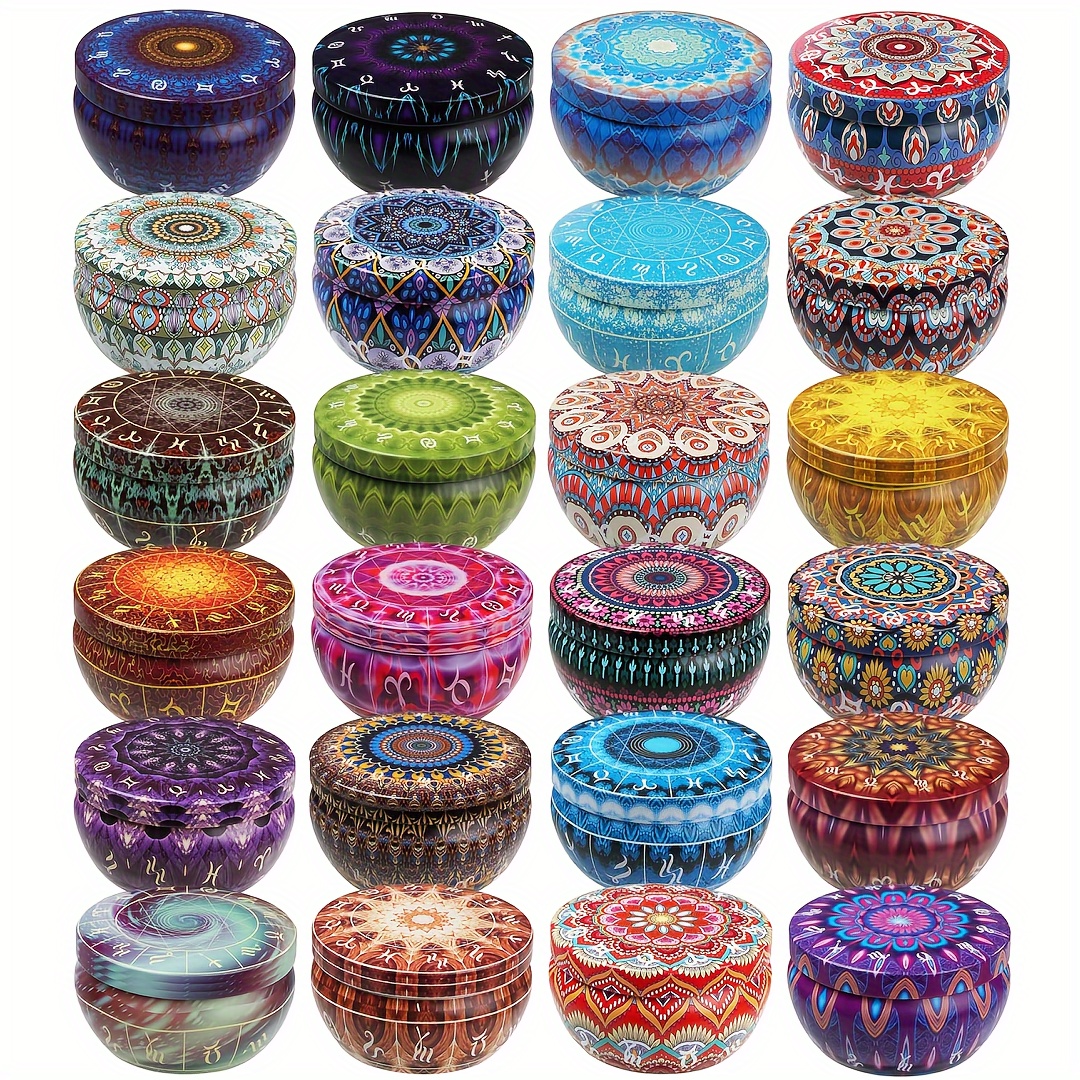 12pcs Premium Floral Printed C – Candle Supplies Jars recenzja i cena