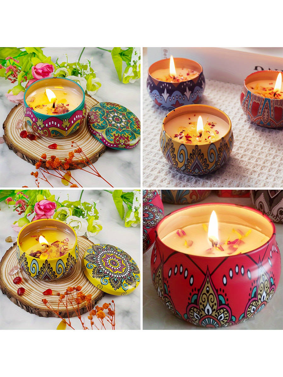 12pcs Premium Floral Printed C – Candle Supplies Jars recenzja i cena