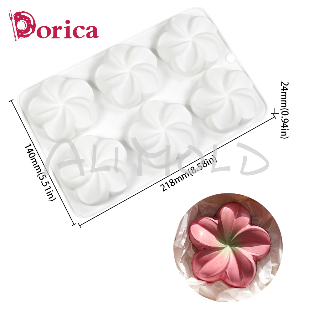 6 Cavities Flower Silicone Mou – Candle Supplies Eu recenzja i cena