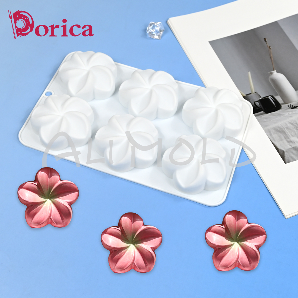 6 Cavities Flower Silicone Mou – Candle Supplies Eu recenzja i cena