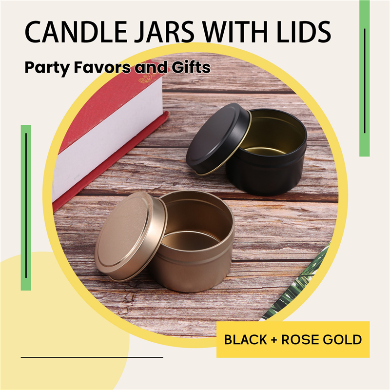 -A12R 24 Pack Candle Tin Cans  – Metal Tin Lid 4Oz recenzja i cena