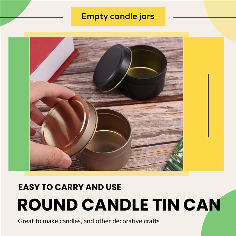 -A12R 24 Pack Candle Tin Cans  – Metal Tin Lid 4Oz recenzja i cena
