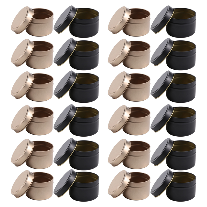 -A12R 24 Pack Candle Tin Cans  – Metal Tin Lid 4Oz recenzja i cena