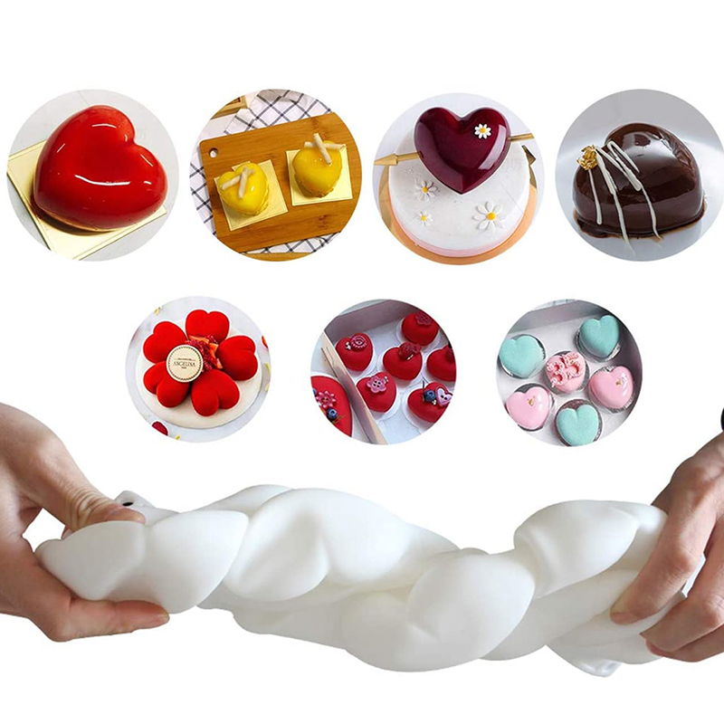 3D Mousse Cake Baking Mold Hea – Candle Supplies Eu recenzja i cena