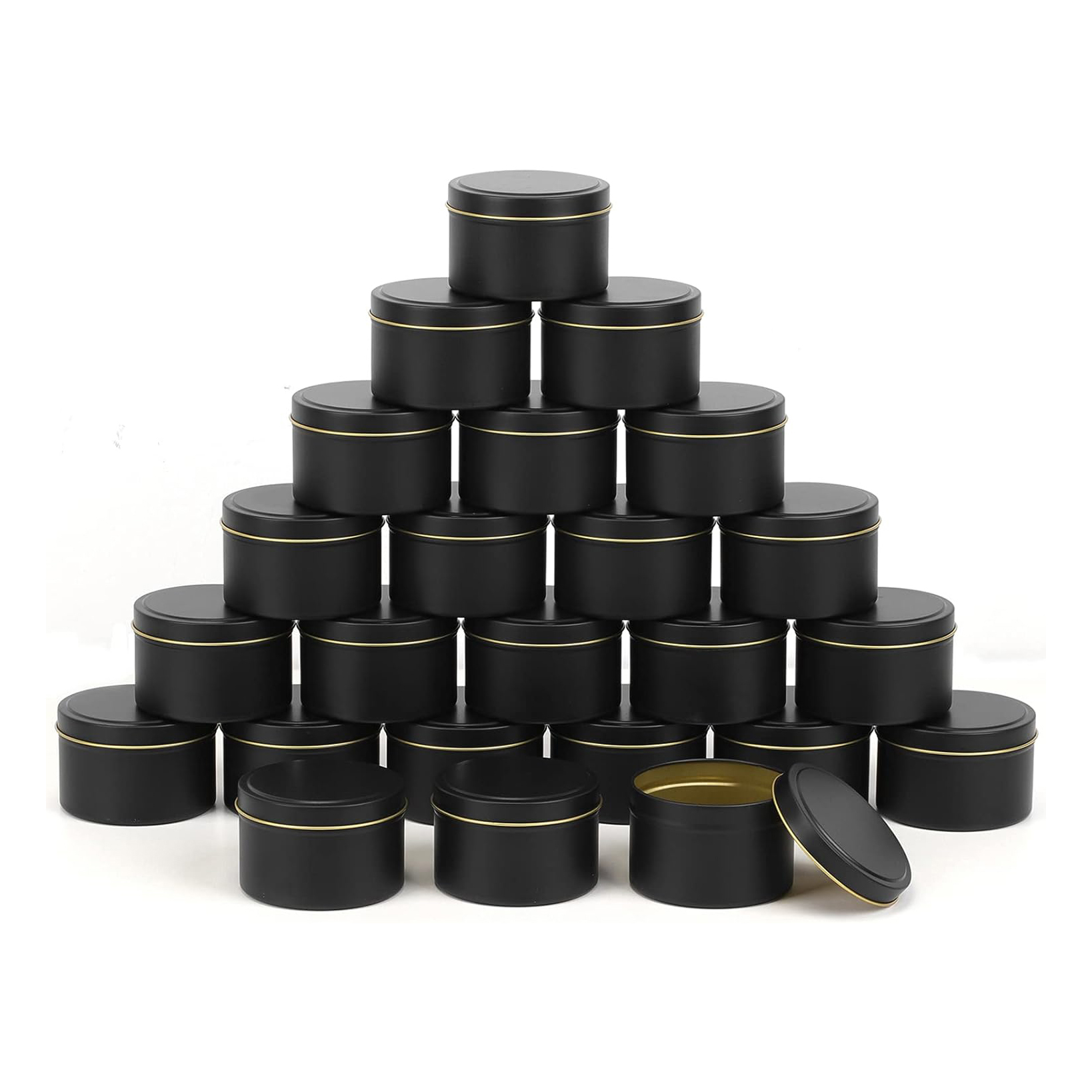 4 OZ Candle Tins 24 Pcs Empty  – Metal Tin Lid 4Oz recenzja i cena