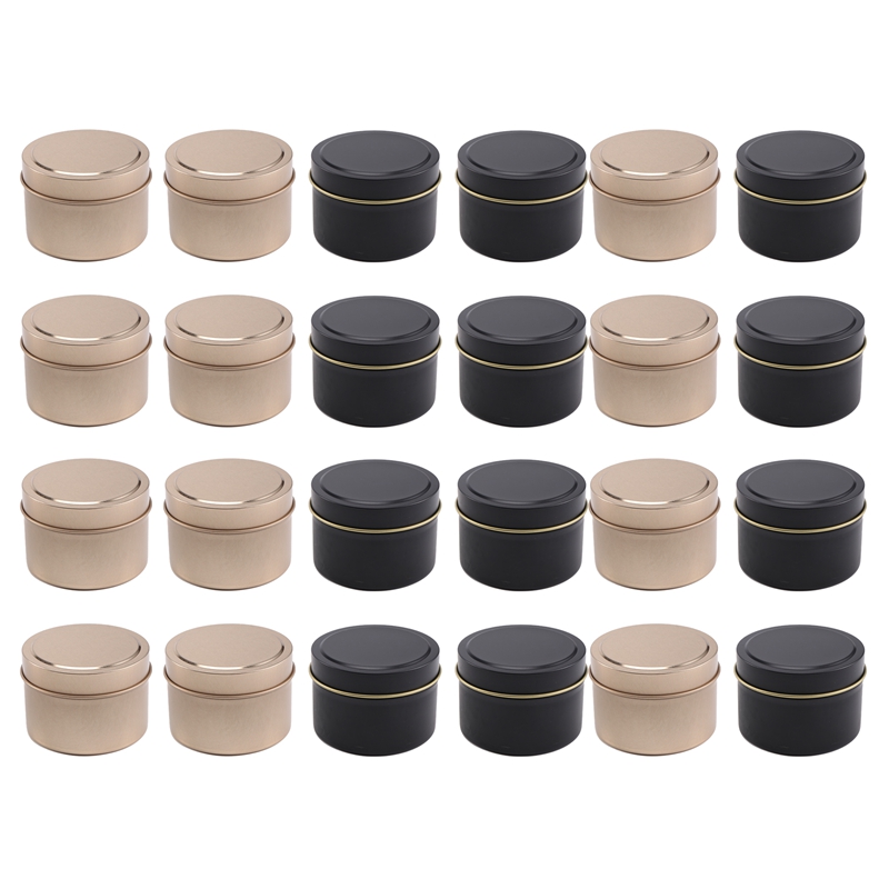 24 Pack Candle Tin Cans with L – Metal Tin Lid 4Oz recenzja i cena
