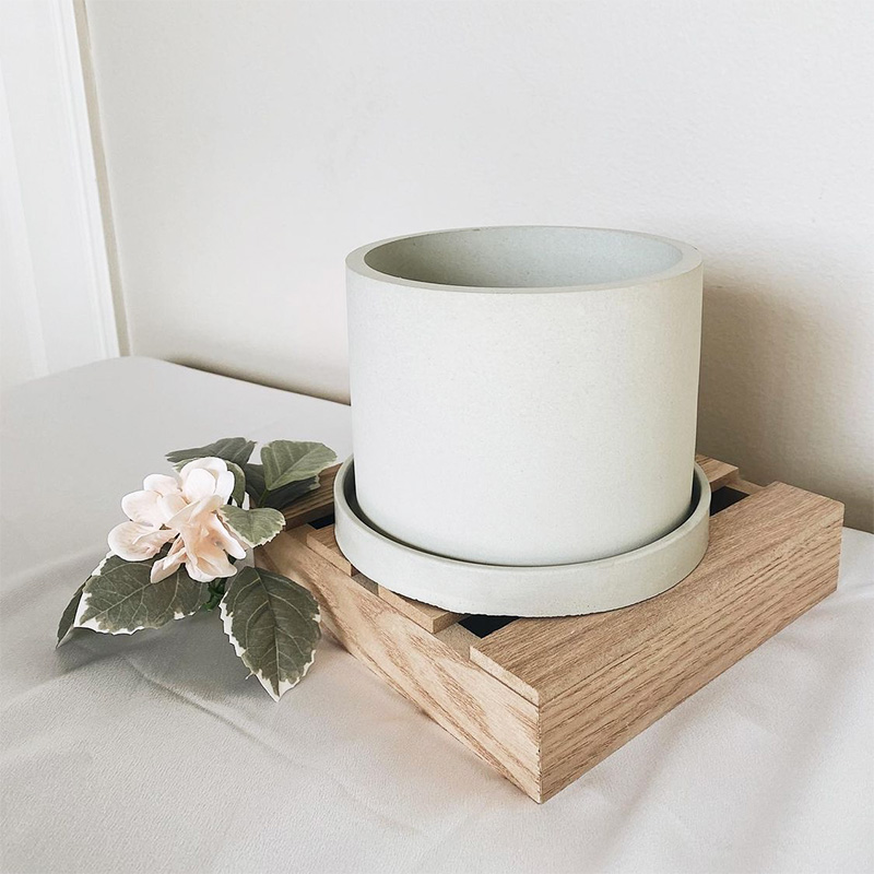 Large Round Flower Pot Cement  – Candle Supplies Jars recenzja i cena