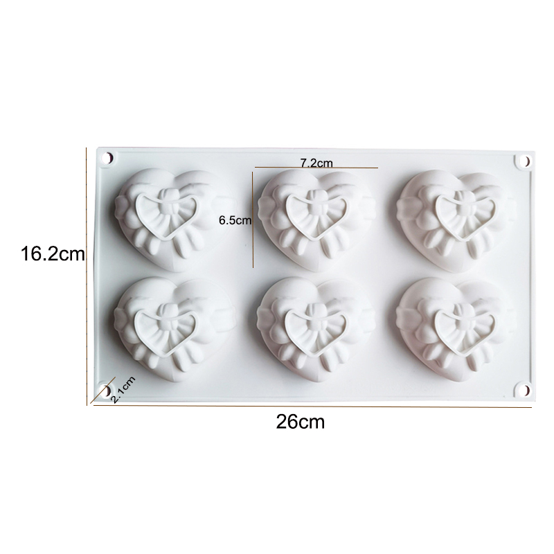 Heart Silicone Mold For Soap M – Candle Supplies Eu recenzja i cena