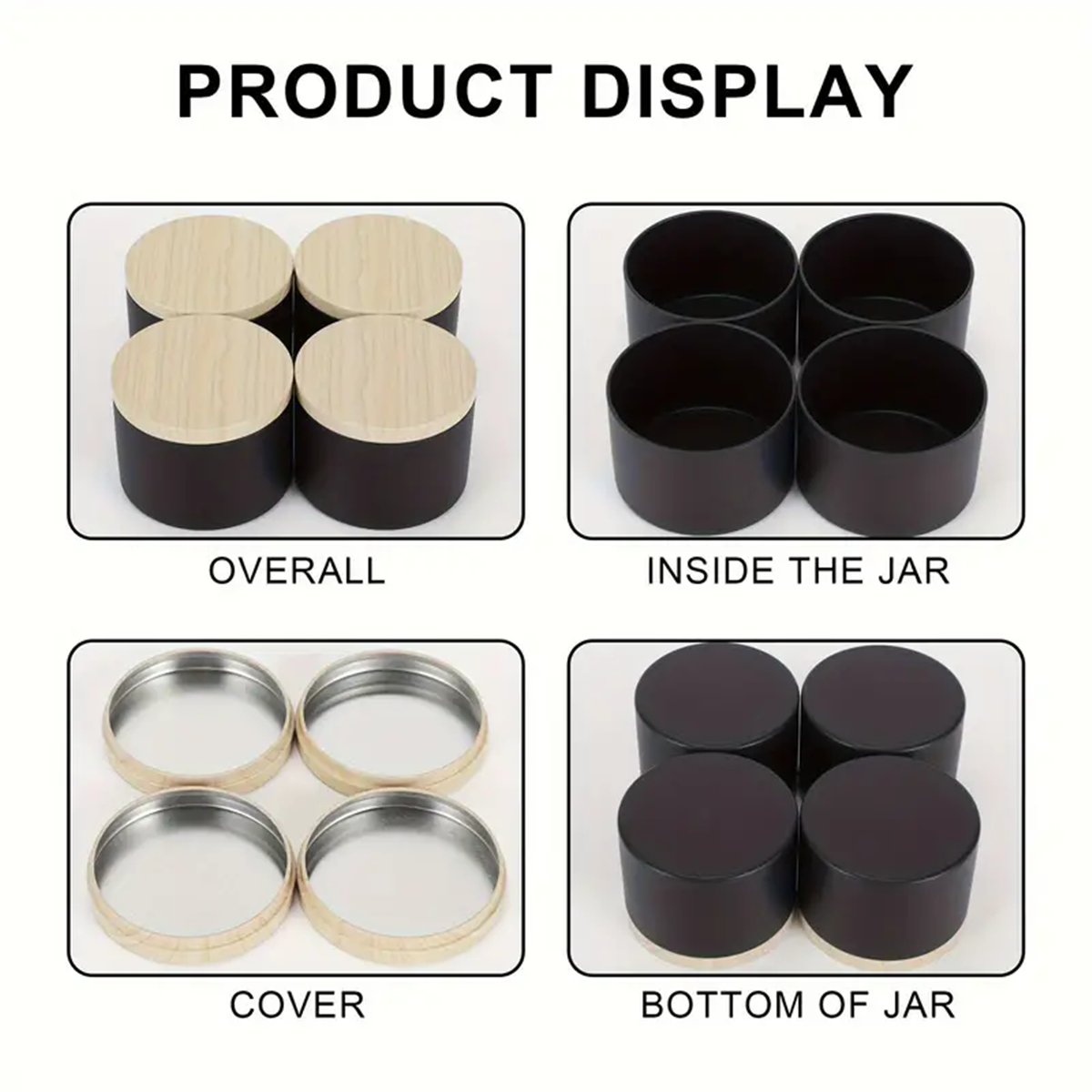 12pcs 4oz Candle Tins With Lid – Metal Tin Lid 4Oz recenzja i cena