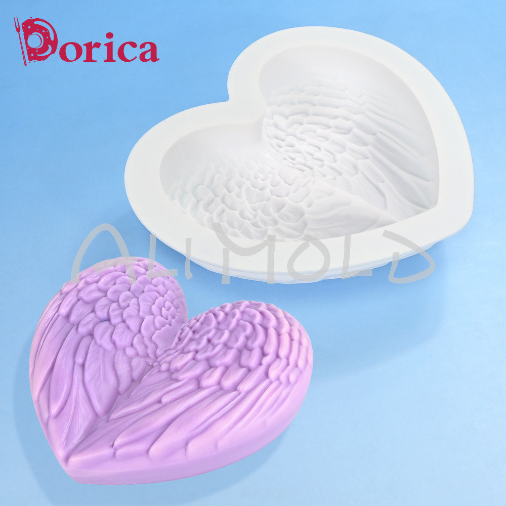 Dorica 3D Wings Heart Silicone – Candle Supplies Eu recenzja i cena