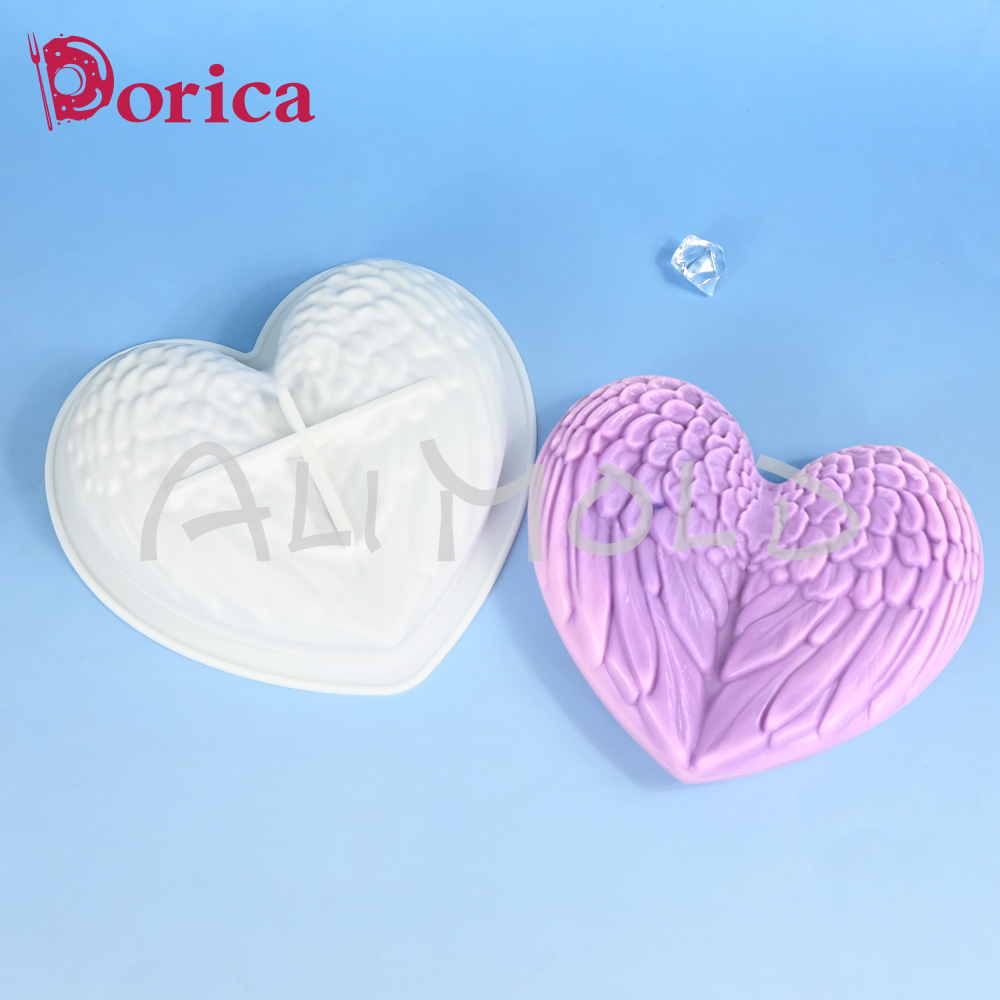 Dorica 3D Wings Heart Silicone – Candle Supplies Eu recenzja i cena