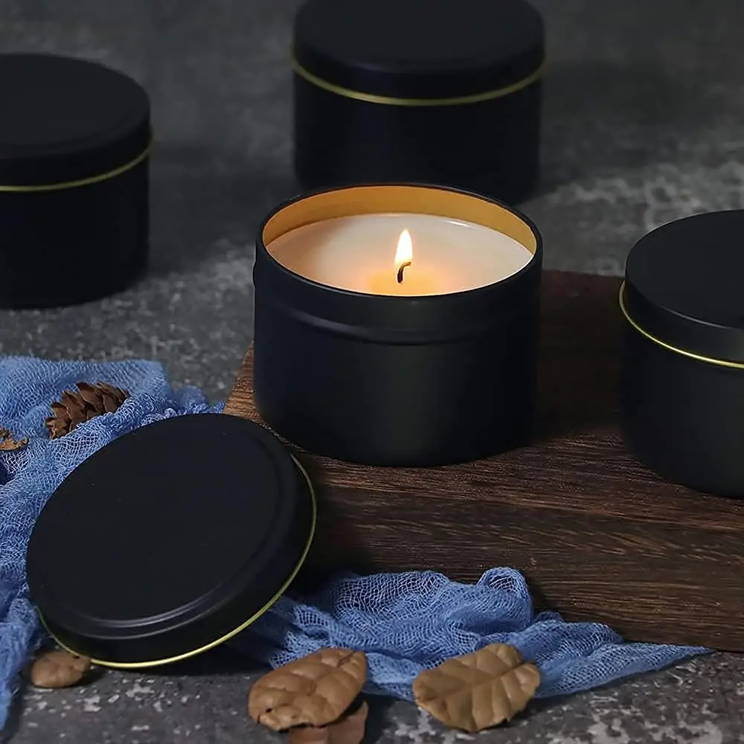 4oz/ 8oz Candle tins with lids – Candle Supplies Jars recenzja i cena