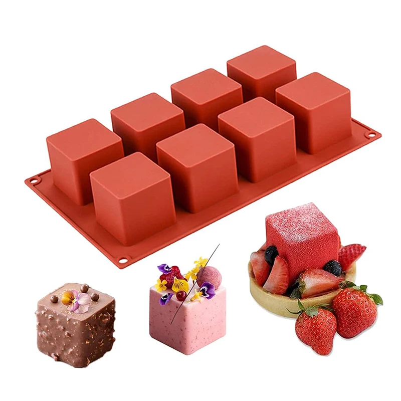 8 Cavity Square Mousse Cake Mo – Candle Supplies Eu recenzja i cena