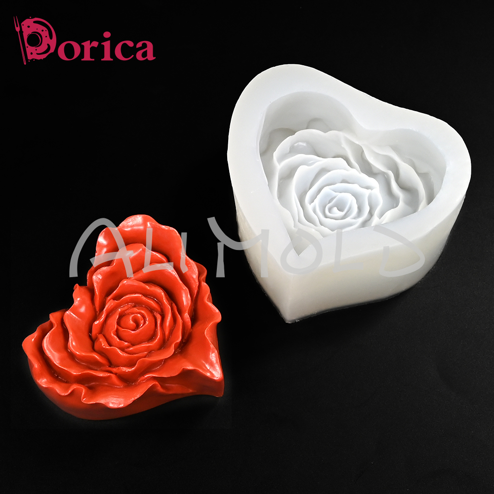 Rose Heart Silicone Candle Mol – Candle Supplies Eu recenzja i cena