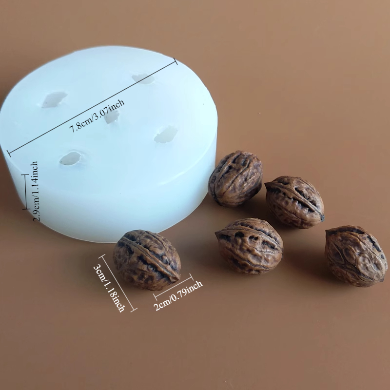 3d Small Walnut Silicone Molds – Candle Supplies Eu recenzja i cena