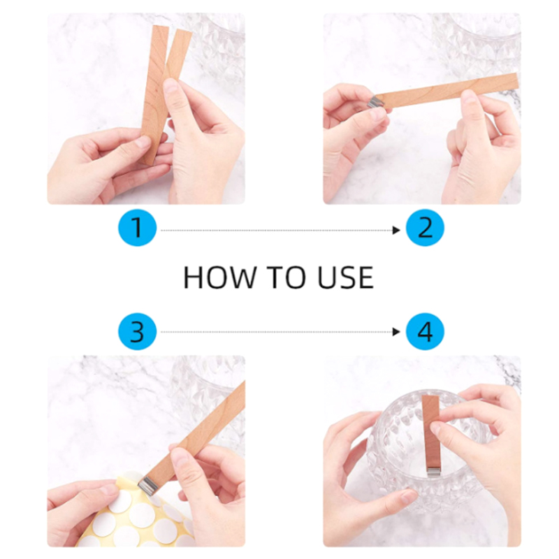 30pcs Wooden Candle Wicks Cand – Candle Supplies Jars recenzja i cena
