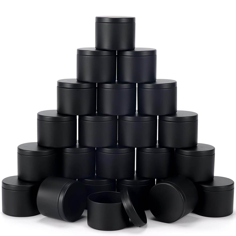4Oz Black Candle Tins,Candle J – Metal Tin Lid 4Oz recenzja i cena