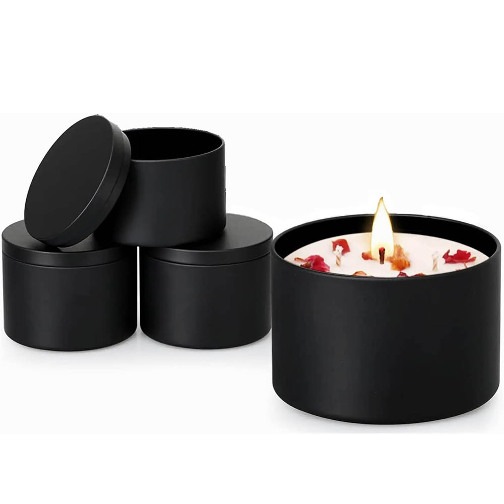 4Oz Black Candle Tins,Candle J – Metal Tin Lid 4Oz recenzja i cena