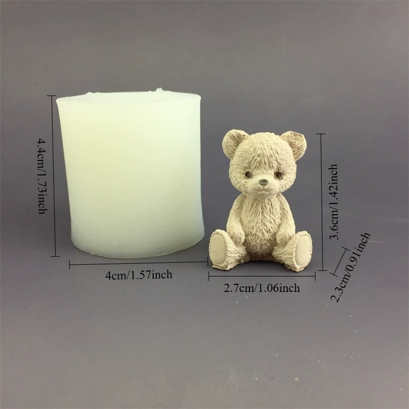 Cute Bear Honey Jar Silicone C – Candle Supplies Jars recenzja i cena