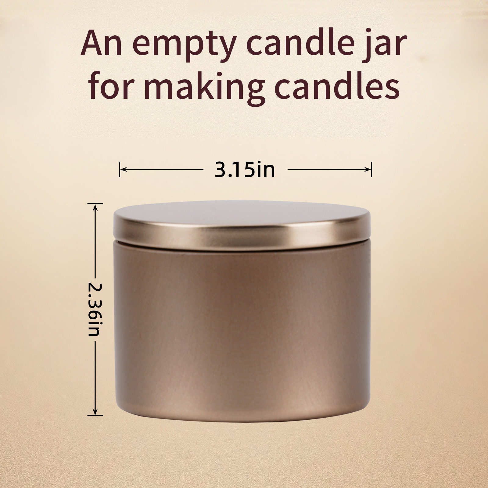 12/24-Pack rose Metal Candle T – Metal Tin Lid 4Oz recenzja i cena